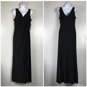 Ralph Lauren Evening Black Gown 12P